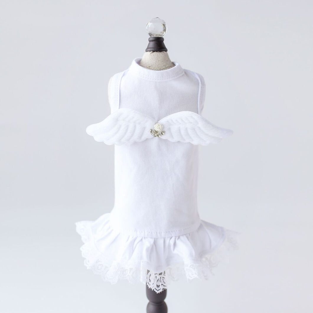 Lil Angel Dress  - White