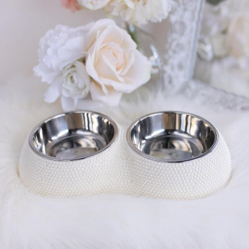 Pearl Dining Bowl | Lovely Paws Pet Collection