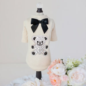 Teddy Bow Dog Tee | Lovely Paws Pet Collection